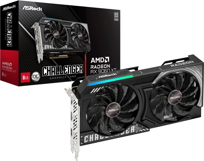 ASRock RX 9060 XT Challenger 8GB OC