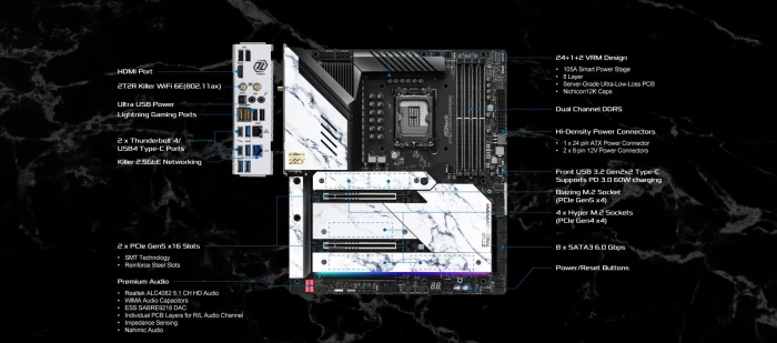 ASRock Z790 Taichi Carrara DDR5