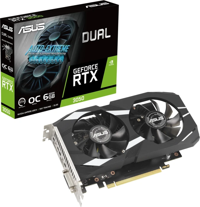 ASUS Dual RTX 3050 OC 6GB