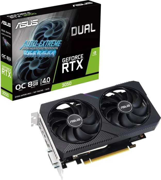 ASUS Dual RTX 3050 V2 OC Edition 8GB