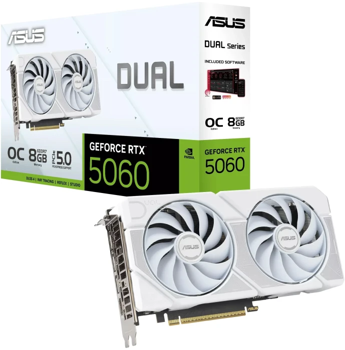 ASUS Dual RTX 5060 White OC 8GB