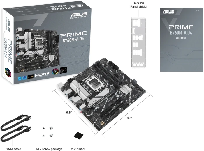 ASUS PRIME B760M-A D4-CSM