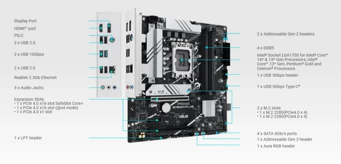 ASUS PRIME B760M-PLUS DDR5
