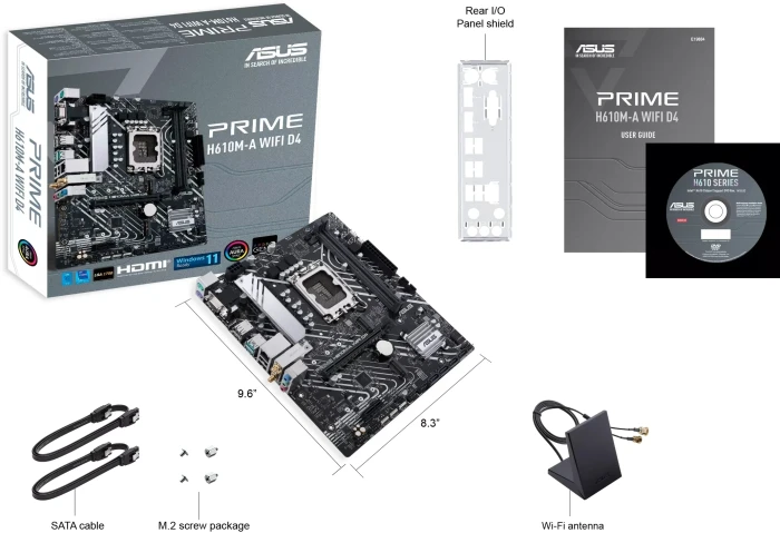 ASUS PRIME H610M-A WIFI DDR4