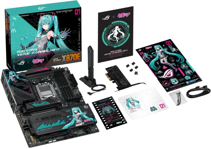 ASUS ROG STRIX X870E-H GAMING WIFI7 HATSUNE MIKU EDITION