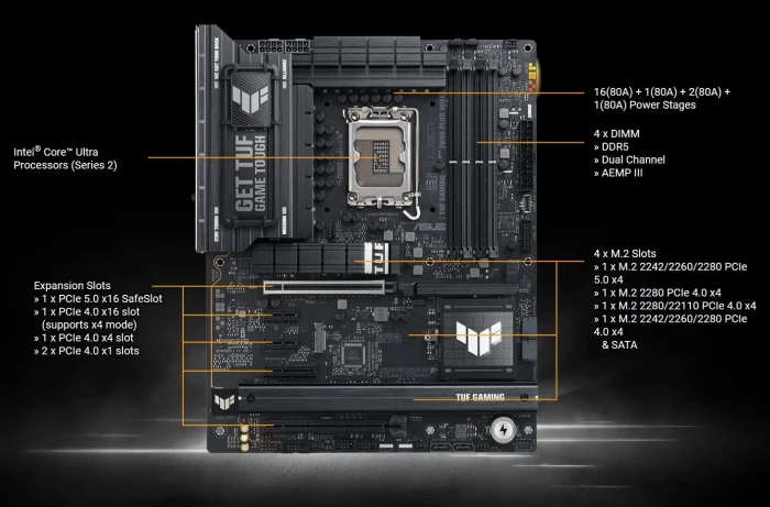 ASUS TUF GAMING Z890-PLUS WIFI