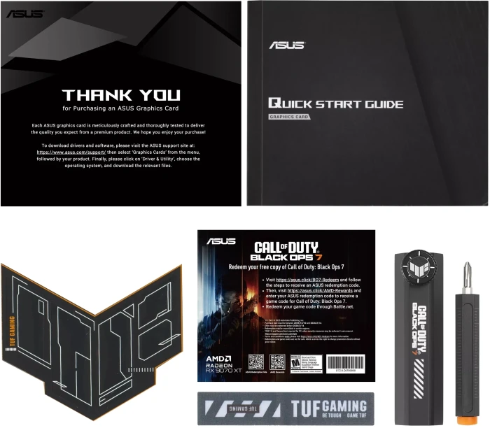 ASUS TUF RX 9070 XT COD BO7 Edition