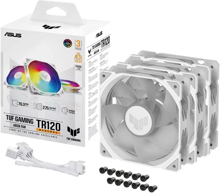 ASUS TUF TR120 ARGB Reverse White 3in1