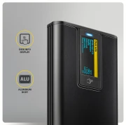 AXAGON 10Gbps M.2 NVMe USB-C with LCD