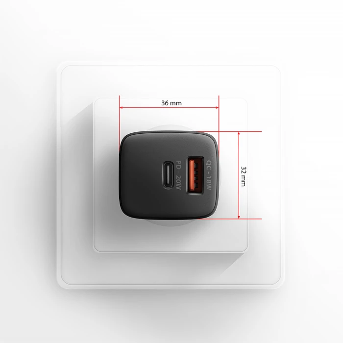 AXAGON ACU-PQ20 PD3.0 & QC4+ 20W