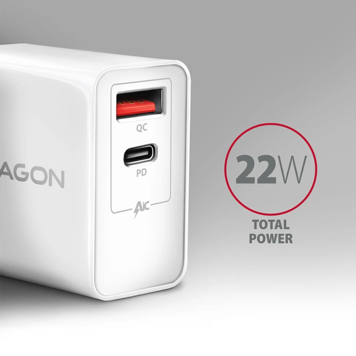 AXAGON ACU-PQ22W PD & QC 22W
