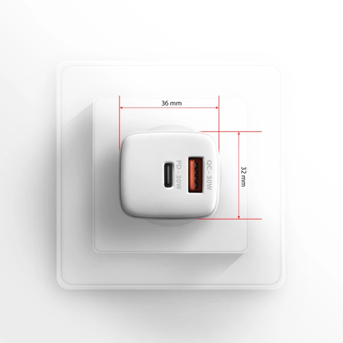 AXAGON ACU-PQ30W PD3.0 & QC4+ 30W