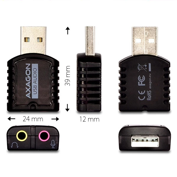 AXAGON ADA-10 Stereo Mini sound card