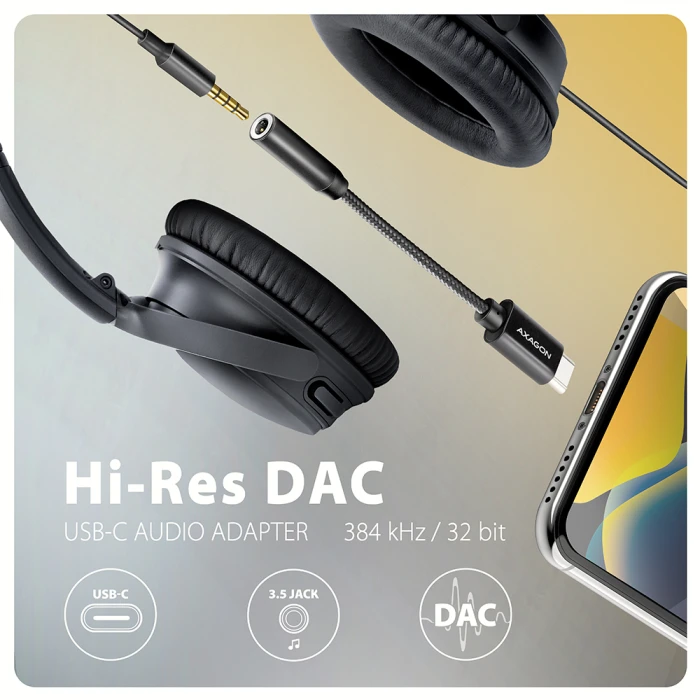 AXAGON ADA-HC USB-C - 3.5mm