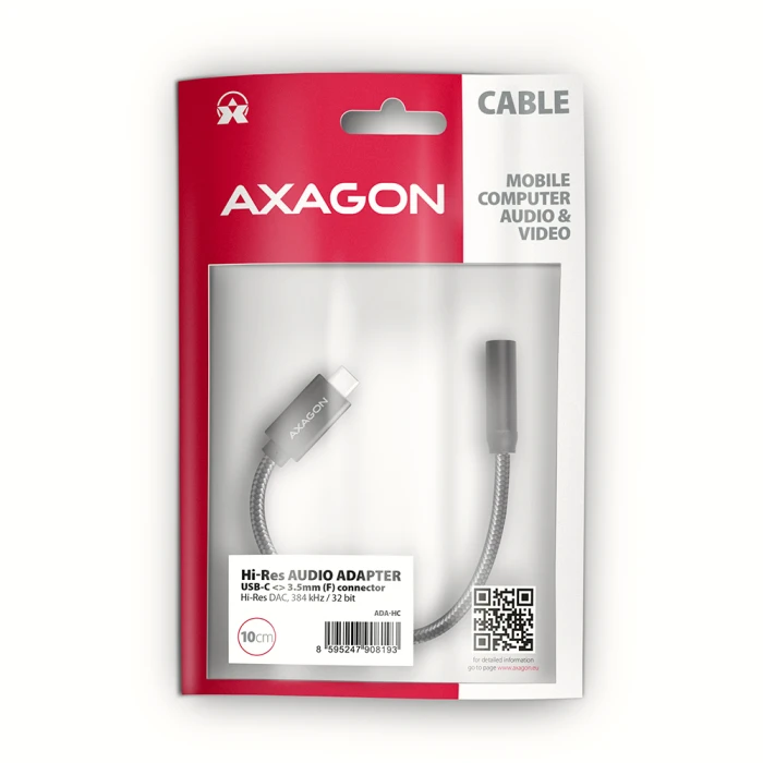 AXAGON ADA-HC USB-C - 3.5mm