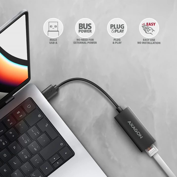 AXAGON ADE-AR USB to RJ45 Gigabit