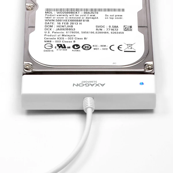 AXAGON ADSA-1S USB2.0 - SATA HDD External Adapter Incl. 2.5" Case