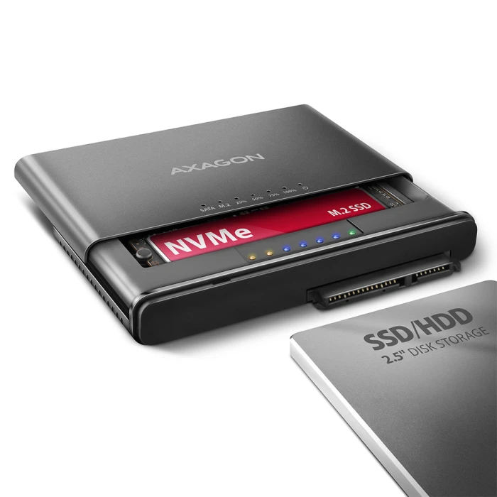 AXAGON ADSA-CC M.2 NVMe - SATA cloning