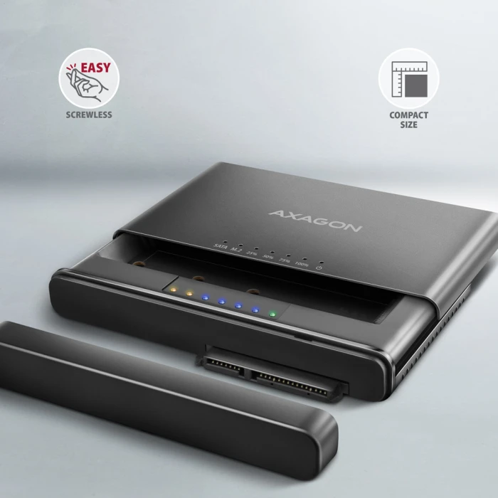 AXAGON ADSA-CC M.2 NVMe - SATA cloning