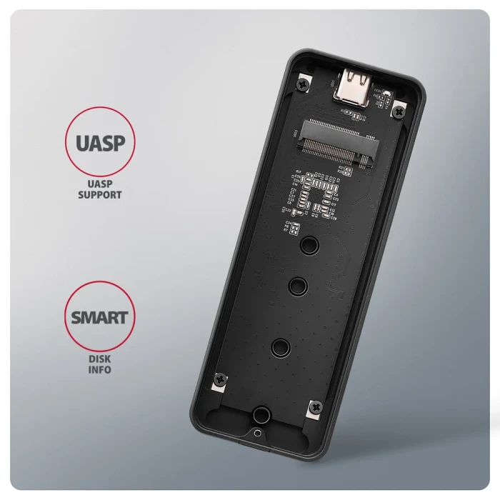 AXAGON ARMORED 20Gbps USB-C > NVMe