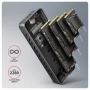 AXAGON ARMORED 20Gbps USB-C > NVMe