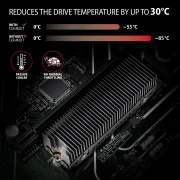 AXAGON CLR-M2XT heatsing M.2 SSD