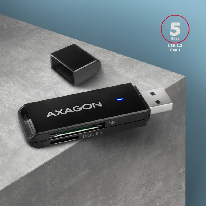 AXAGON CRE-S2N USB-A CARD READER