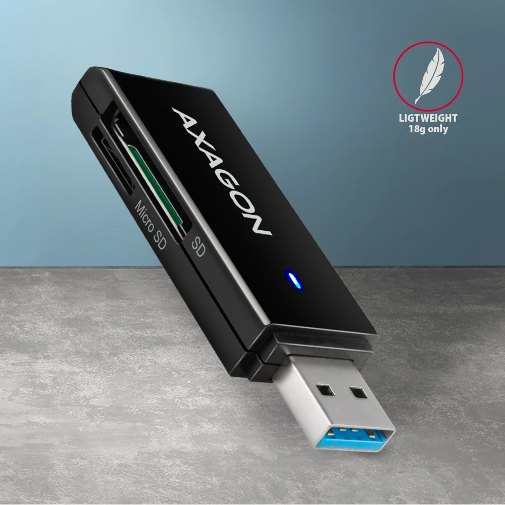 AXAGON CRE-S2N USB-A CARD READER