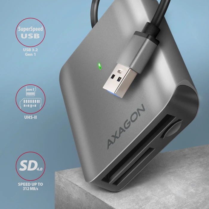 AXAGON CRE-S3 UHS-II reader