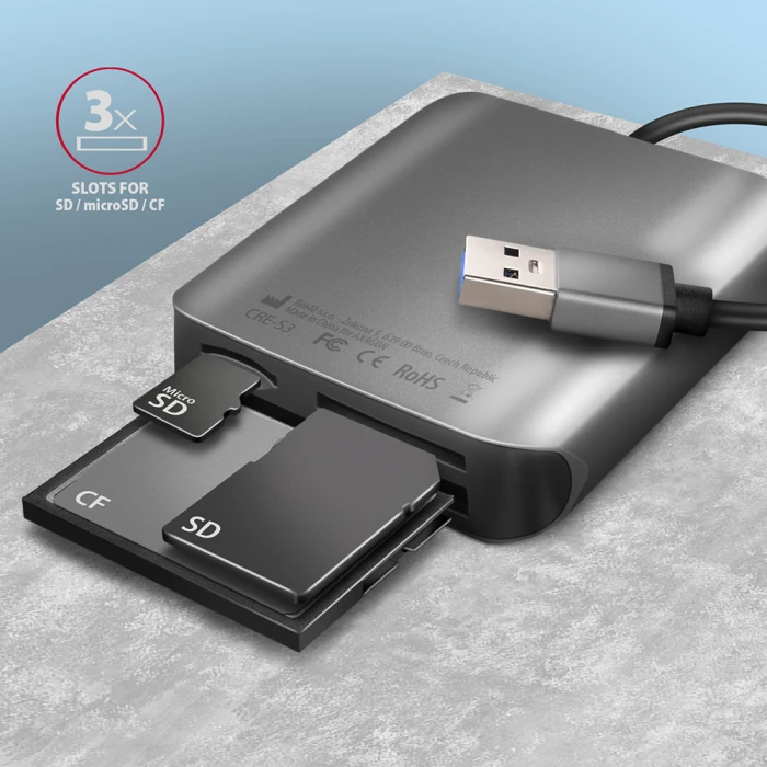 AXAGON CRE-S3 UHS-II reader