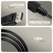 AXAGON DisplayPort > HDMI 4K/60Hz 1.8m