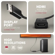 AXAGON DisplayPort > HDMI 4K/60Hz