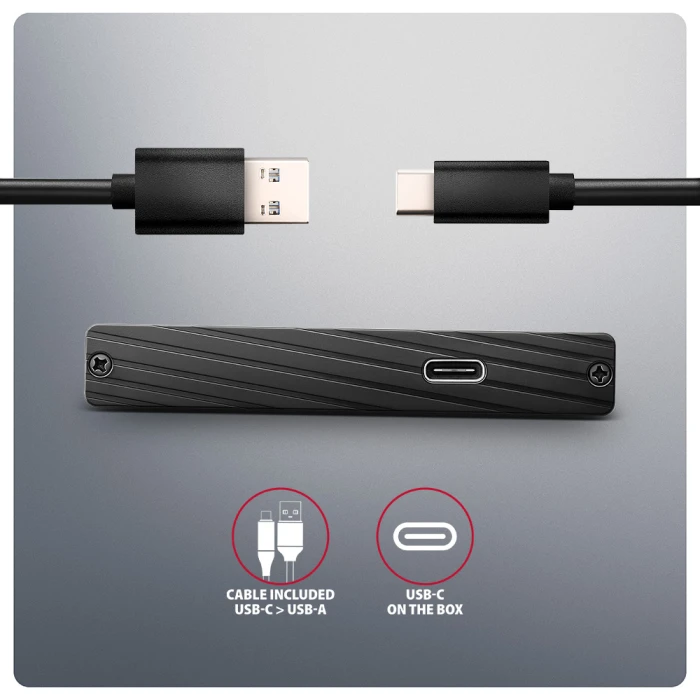 AXAGON EE25-XA6C USB-C 5Gbps ALINE box
