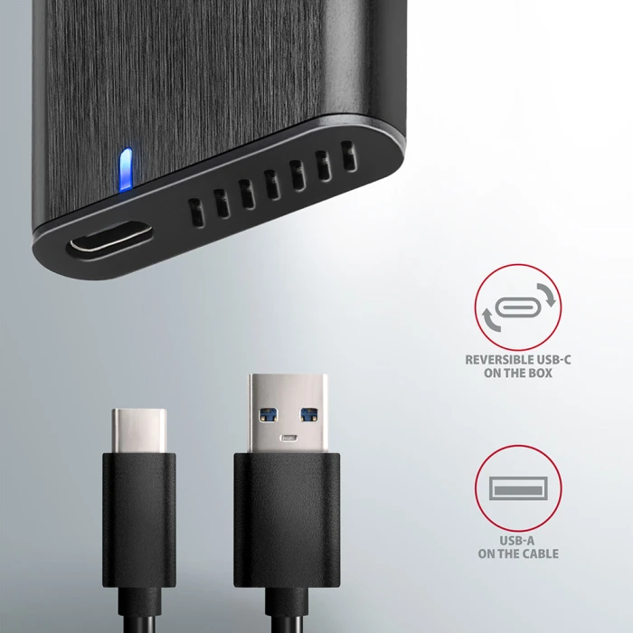 AXAGON EEM2-SBC USB to M.2 SATA SSD