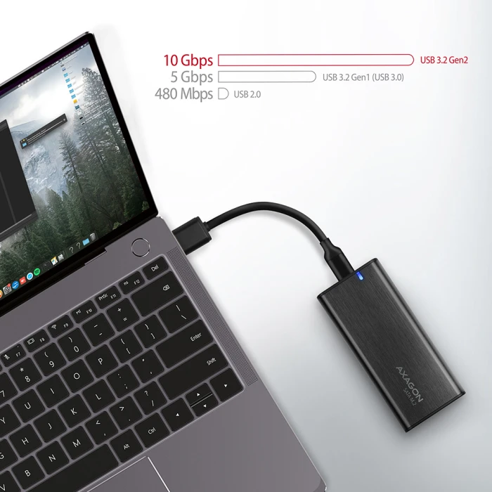 AXAGON EEM2-SBC USB to M.2 SATA SSD