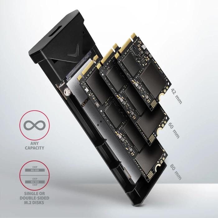 AXAGON EEM2-UG2 M.2 NVMe USB-C