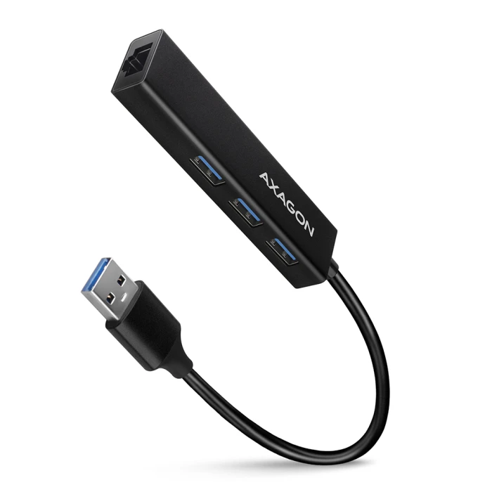 AXAGON HMA-GL3A USB hub + gigabit LAN