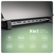 AXAGON HMC-10HLS USB-C 9in1 hub