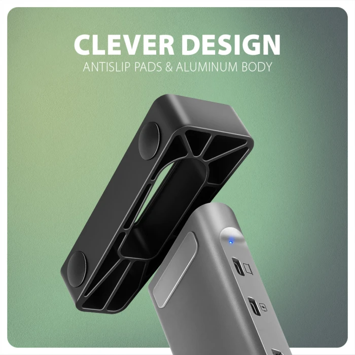 AXAGON HMC-10HLS USB-C 9in1 hub