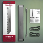 AXAGON HMC-10HLS USB-C 9in1 hub