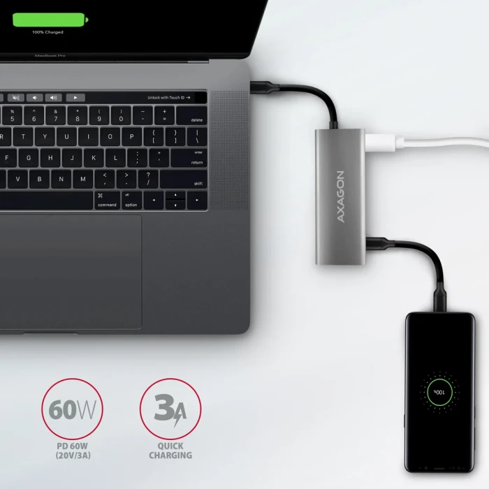 AXAGON HMC-5G21 5in1 USB-C