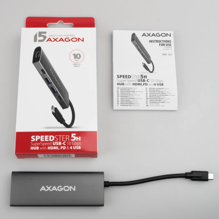 AXAGON HMC-5G21 5in1 USB-C