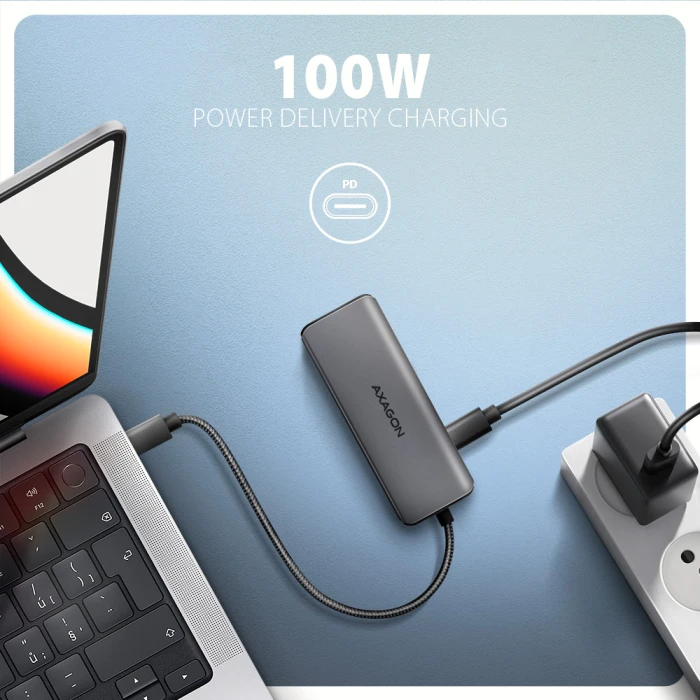 AXAGON HMC-5H8K USB-C 5in1 hub