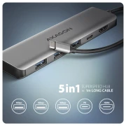 AXAGON HMC-5H USB-C 5in1 hub