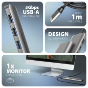 AXAGON HMC-5H USB-C 5in1 hub