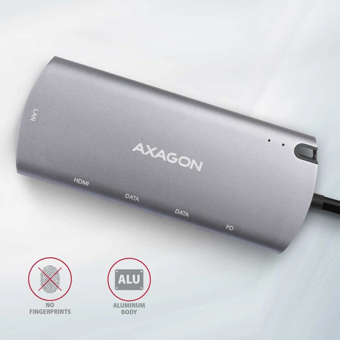 AXAGON HMC-6M2 USB-C 6in1 hub