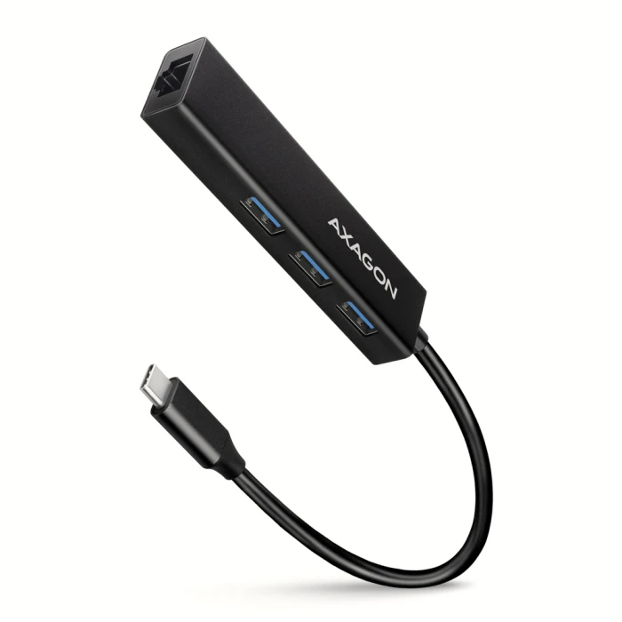 AXAGON HMC-GL3A USB-C hub + gigabit LAN