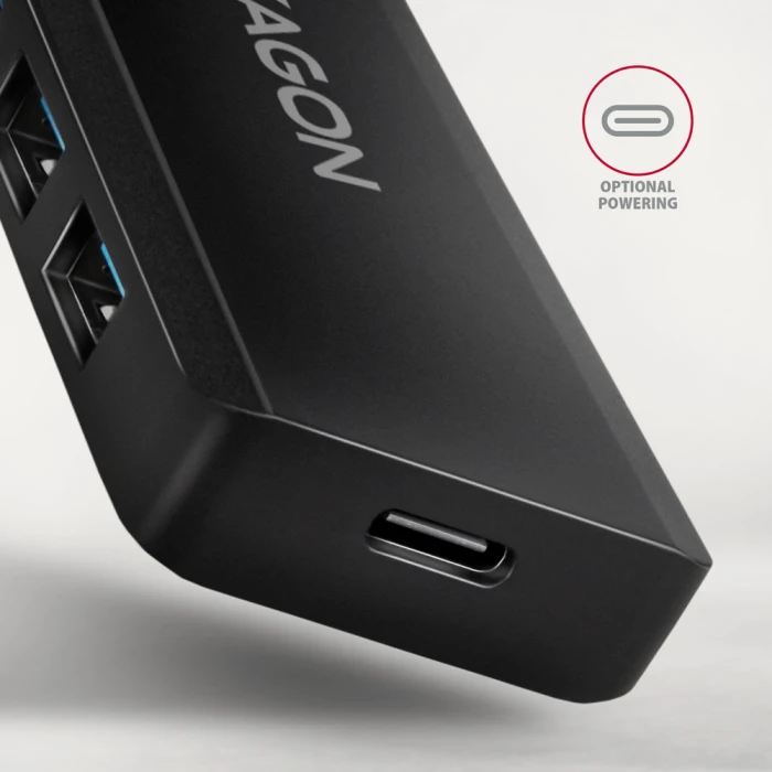 AXAGON HUE-C1A 4 x USB 3.2 Gen 1  hub