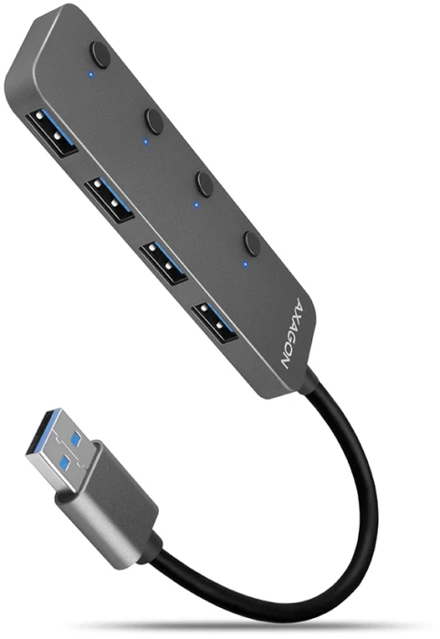 AXAGON HUE-MSA USB-A SWITCH hub