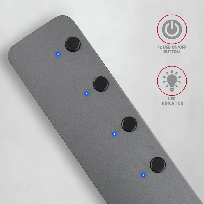 AXAGON HUE-MSA USB-A SWITCH hub